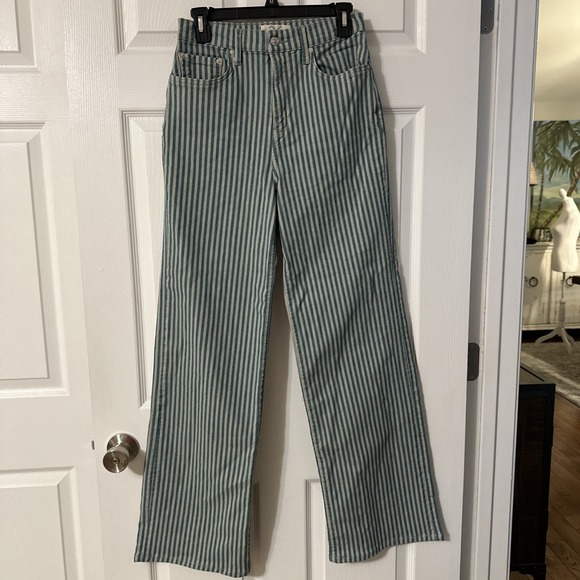 Free People Denim - We The Free Free People Jeans 28x28 Blue Wide Leg Denim High Rise Distressed